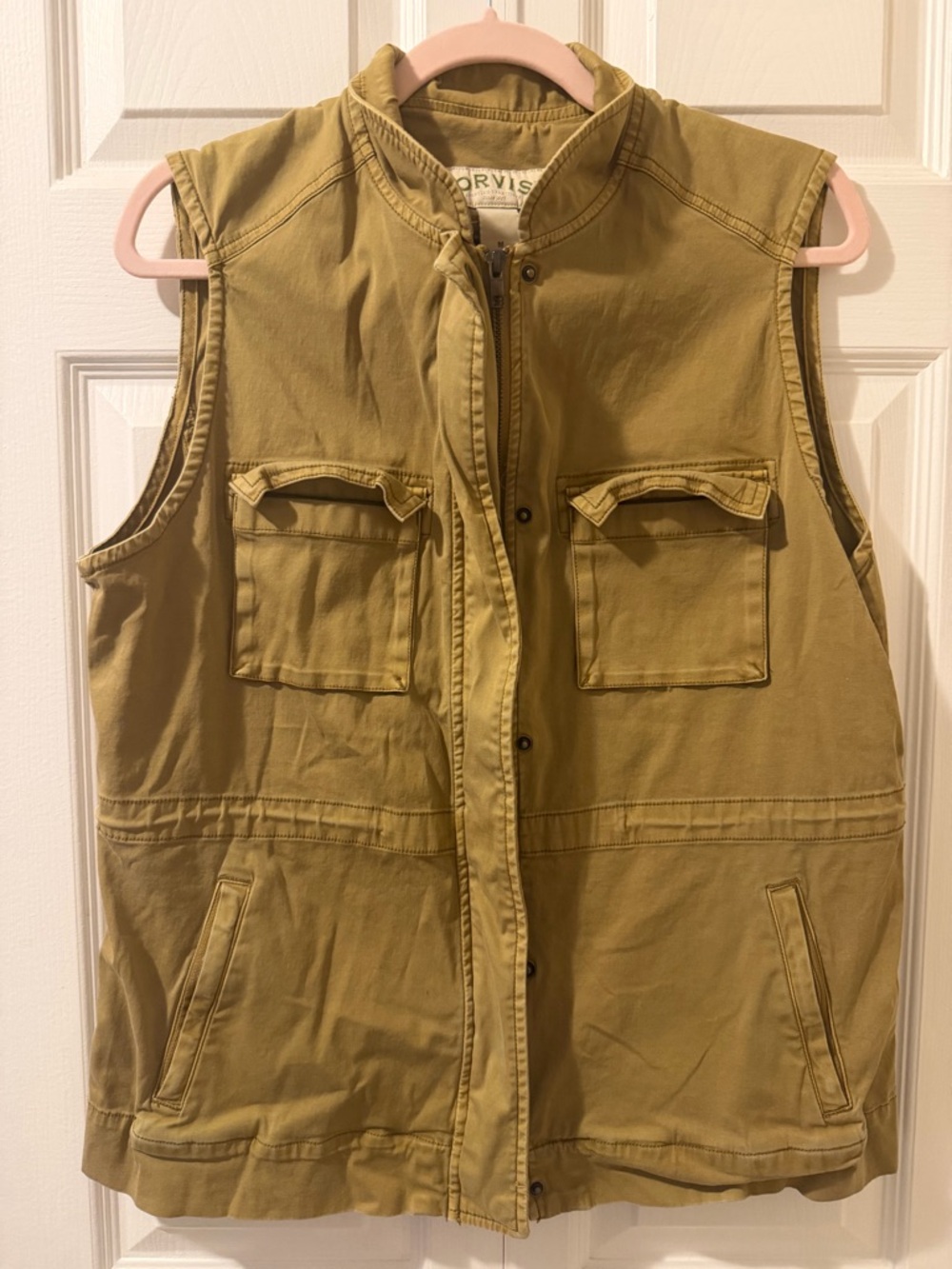 Orvis Men’s Cotton Blend Outdoors Vest Size M